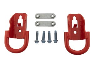 Ford F-150 Tow Hooks - Front - Ford Racing - Ford Performance - Red - `15-`25 Ford F-150 Tow Hooks - Front - Ford Racing - Ford Performance - Red - `15-`25